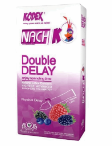 کاندوم تاخیری دوبل ناچ مدل Double Delay بسته 12 عددی