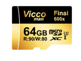 کارت حافظه microSDXC ویکو من مدل Final 600X کلاس 10 استاندارد UHS-I U3 سرعت 90MBps ظرفیت 64گیگابایت همراه با آداپتور SD