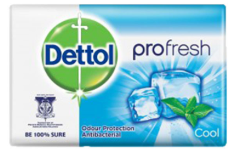 صابون ضد باکتری دتول مدل Profresh cool کد 3060316 وزن 65 گرم