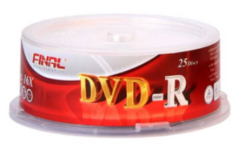 دی وی دی خام فینال مدل DVD-R بسته 25 عددی