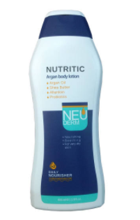 لوسیون بدن نئودرم مدل nutritic حجم 400 میلی لیتر
