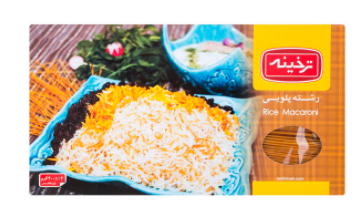 رشته پلویی ترخینه مقدار 400 گرم
