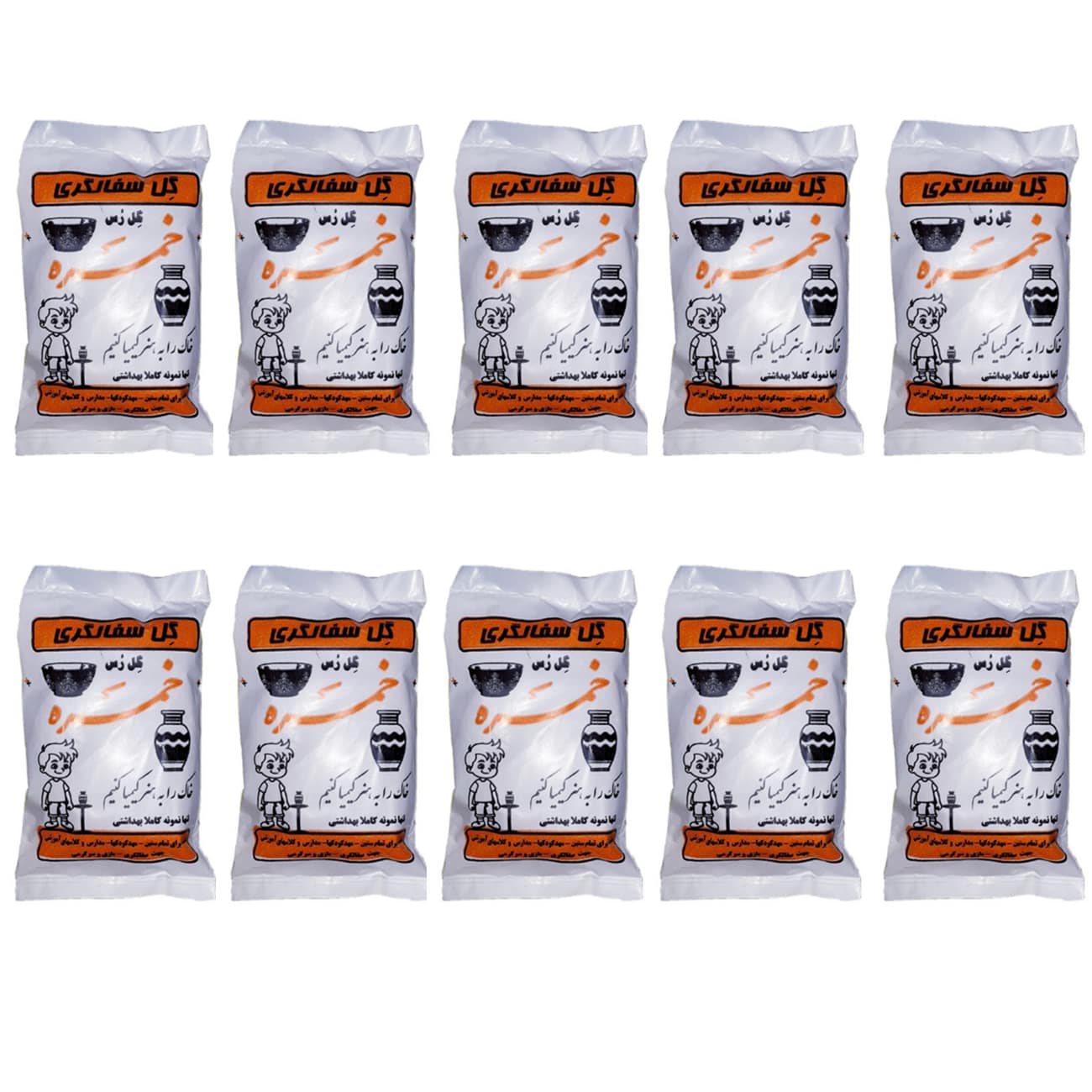 خرید خاک رس سفالگری + 3 مدل گل سفالگری [کیفیت ممتاز]